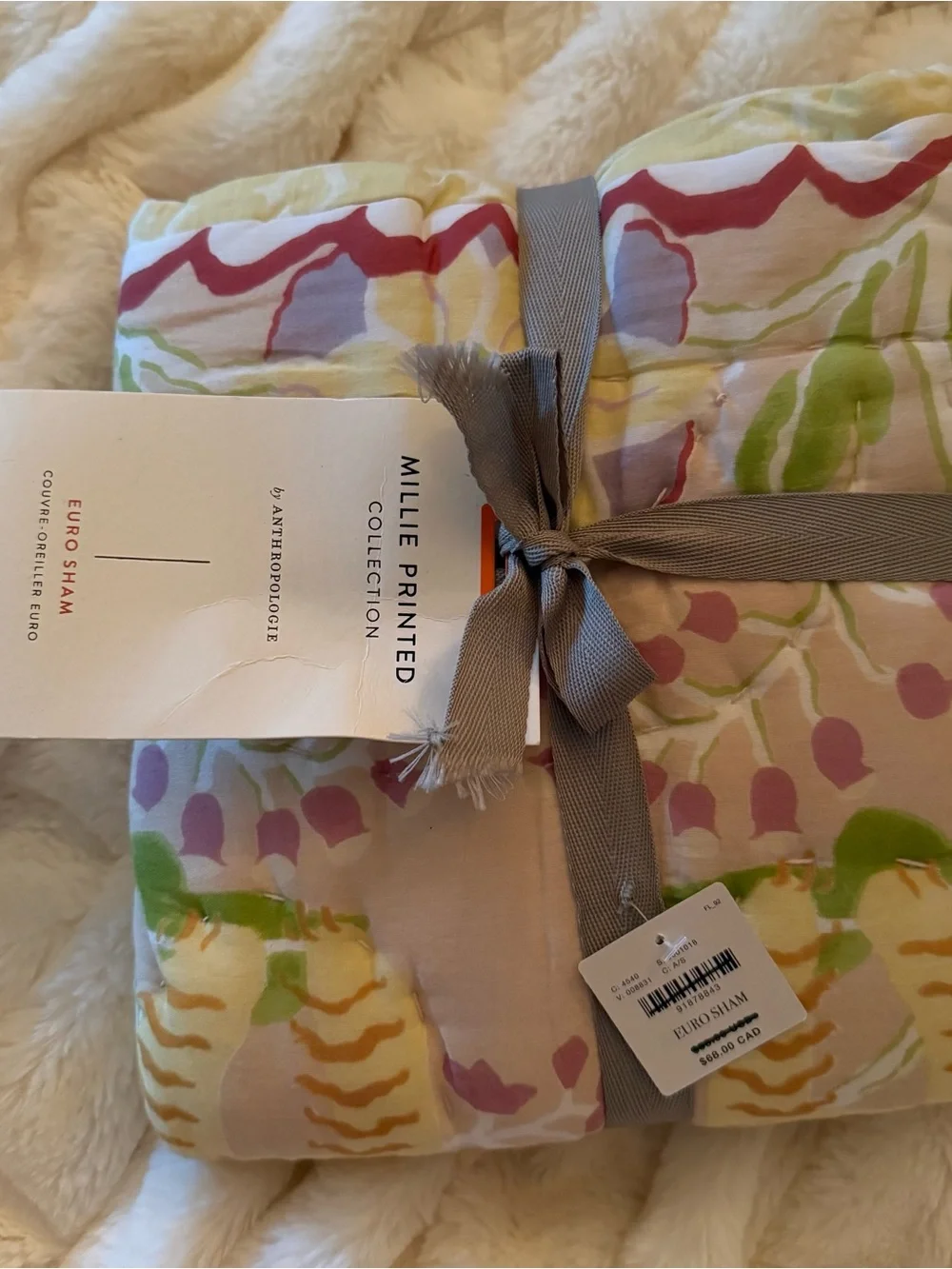 Millie Printed Collection Euro Sham by Anthropologie